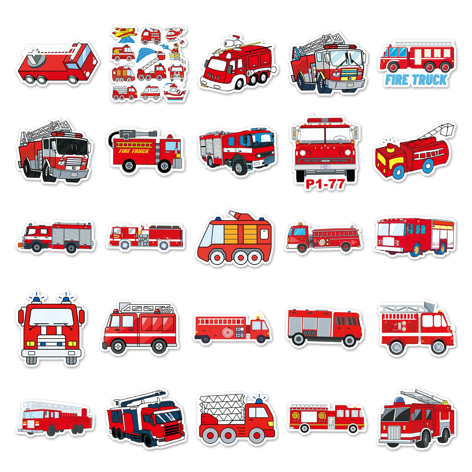 50PCS Fire Truck Vinyl Sticker - Laptop Accessories & Repair Jagtap Dairy Pimple Nilakh Pimpri Chinchwad Maharashtra recension och pris