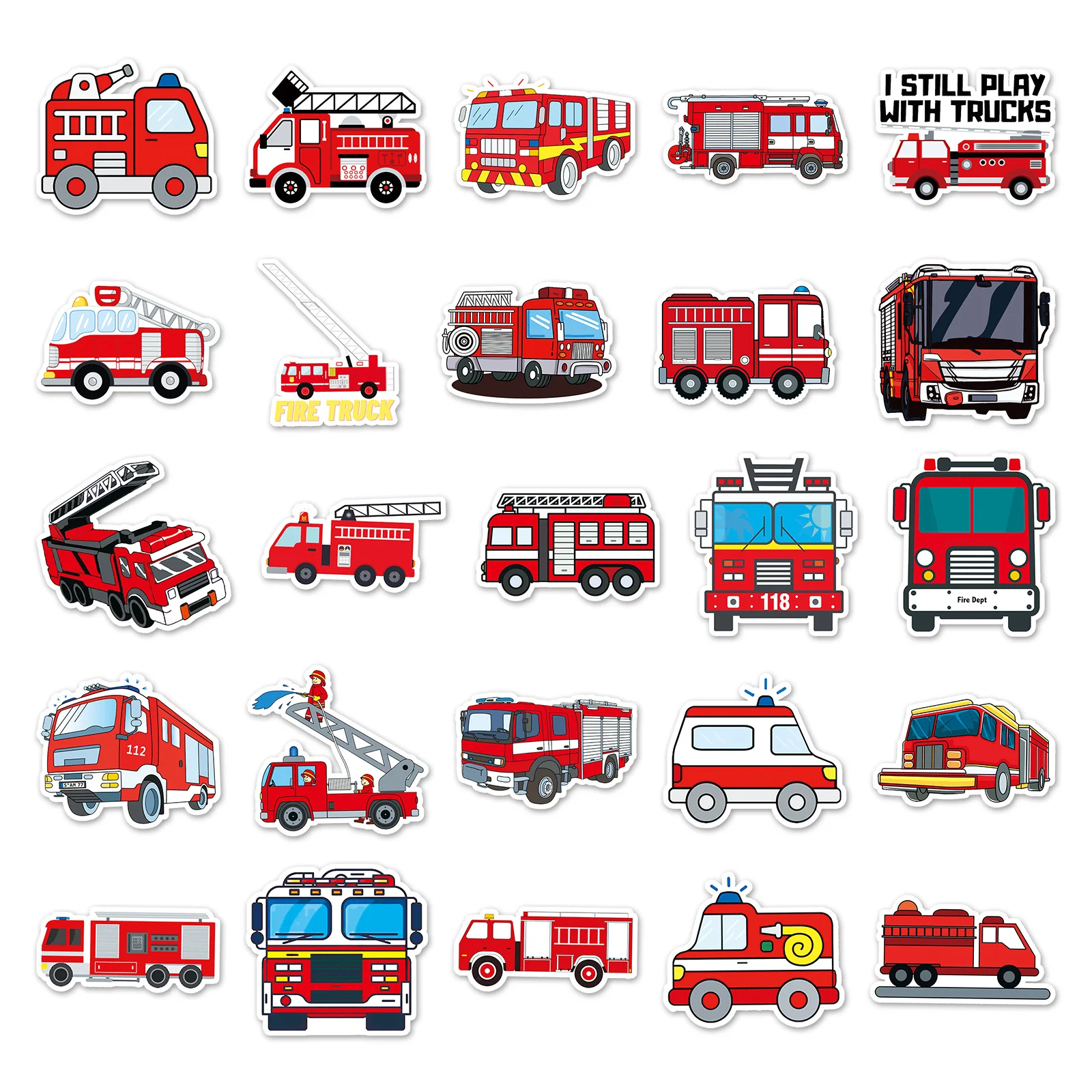 50PCS Fire Truck Vinyl Sticker - Laptop Accessories & Repair Jagtap Dairy Pimple Nilakh Pimpri Chinchwad Maharashtra recension och pris