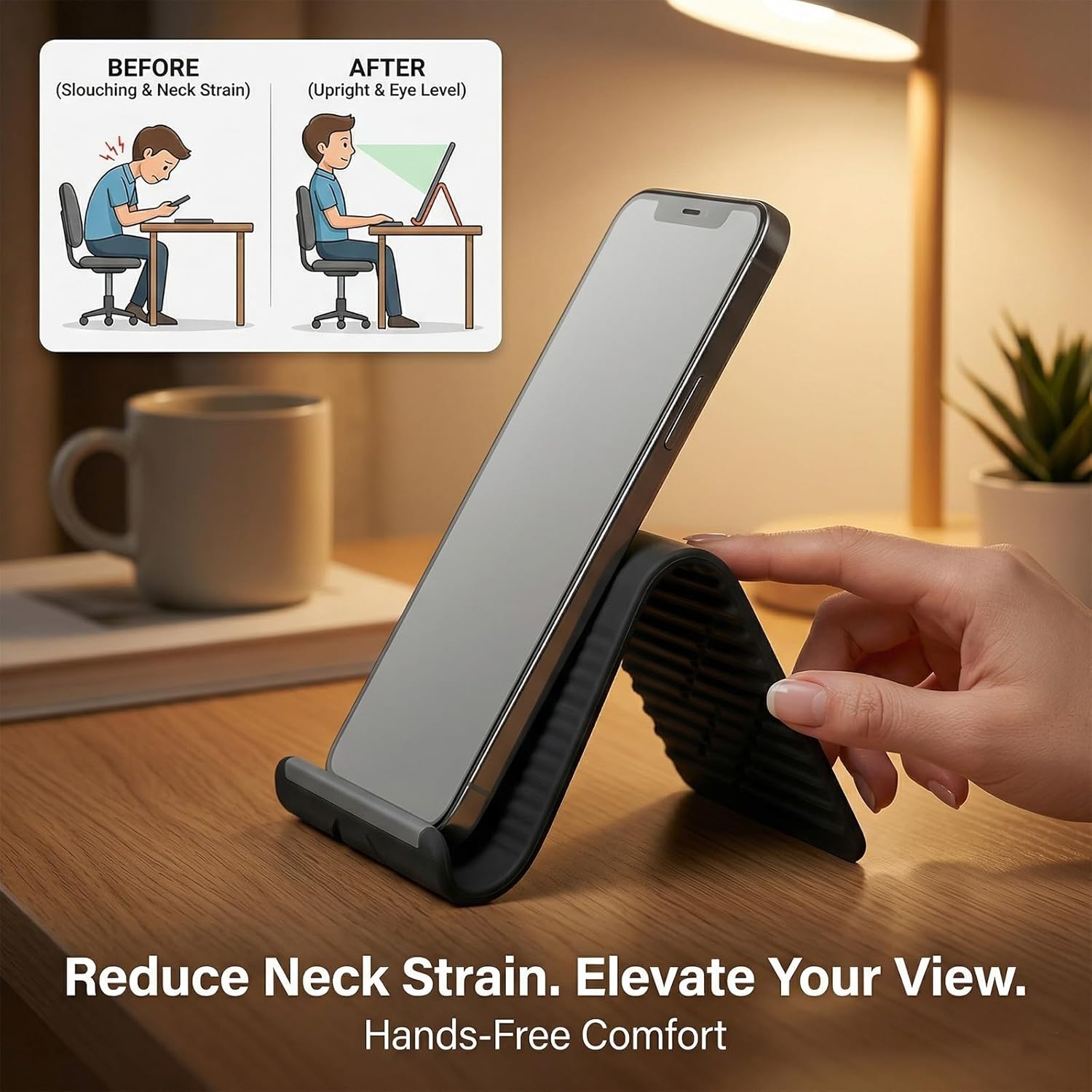 Lazy Portable Phone Stand Sili - Laptop Original Accessories recension och pris
