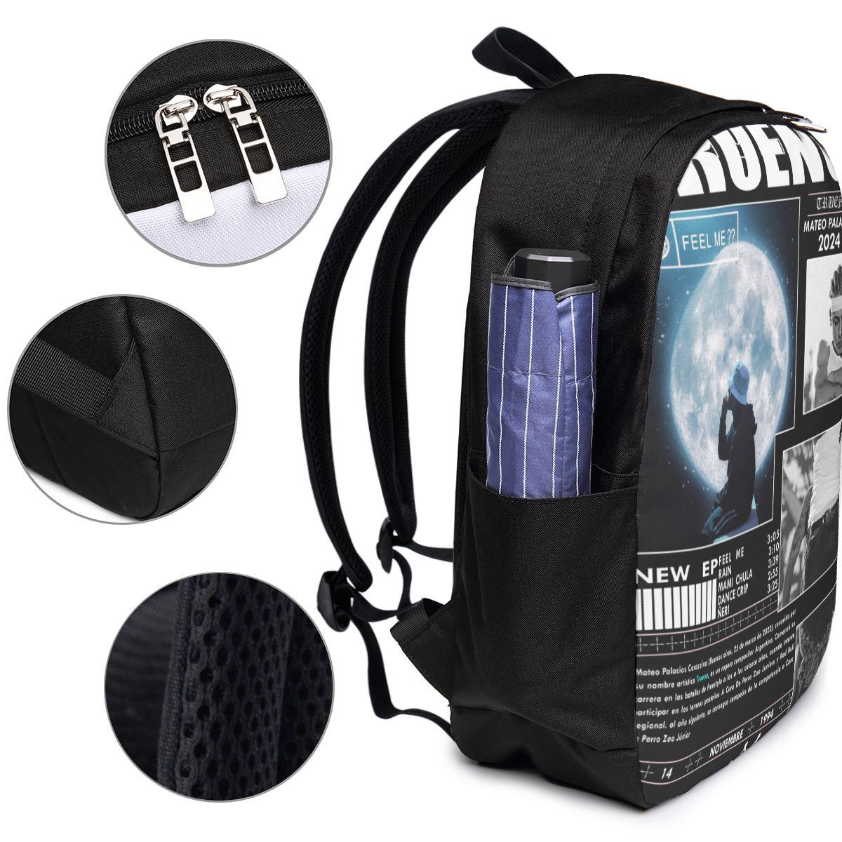 Funny Trueno Hip Hop Rapper Ba - Laptop Bag recension och pris