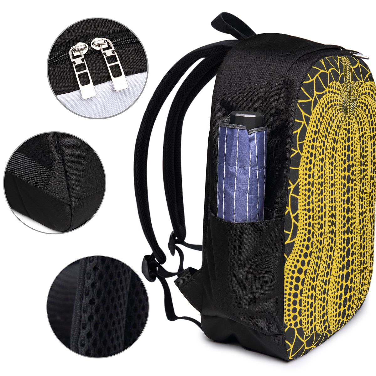 Yayoi Kusama Pumpkin Abstract  - Laptop Bag recension och pris